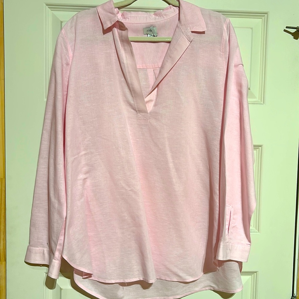JCrew Linen/Cotton top